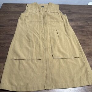 Nau Women's Linen Blend Sleeveless Dress Large